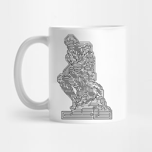 Thinker Chip Circuit Board Mug